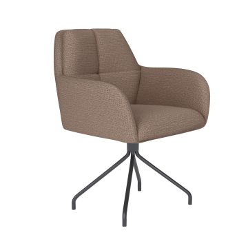 Chair Pete Taupe Spider Swivel