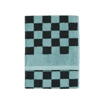 Marc O'Polo Handdoek Checker Aquamarine