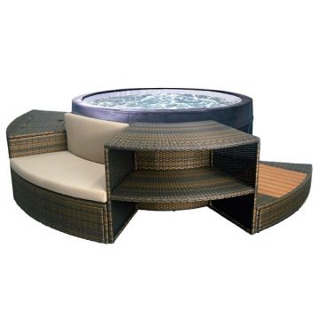 Netspa Jacuzzi Vita 4 Places + Meubilair