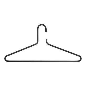 Spinder Design SENZA 6 Kledinghangers (set van 3 stuks) - Zwart