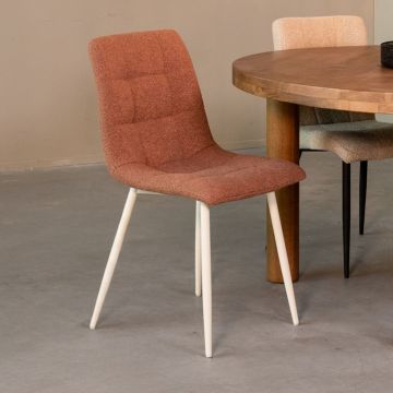 LABEL51 Eetkamerstoel Nino - Terra - Boucle