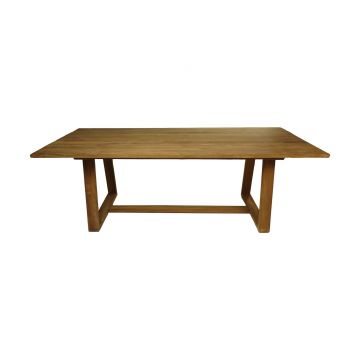 HSM Collection-Rechthoekige Tuintafel-220x100x77-Naturel-Teak