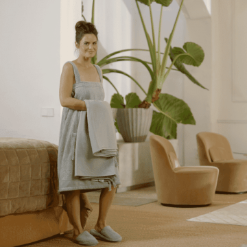 Kayori Home Spa Dress - Donkergroen