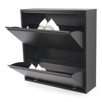 Spinder Design BILLY 2 Schoenenkast - Zwart