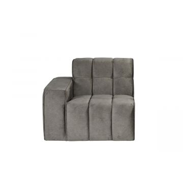 Bank Valentino 1,5-Zits Arm Links Voorstaand 100x98x83 cm