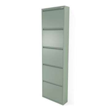 Spinder Design BILLY 5 Schoenenkast - Dusty Green