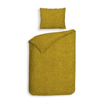 Heckett & Lane Dekbedovertrek Franela Sunset Gold
