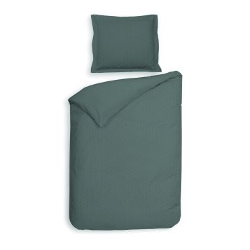 Heckett & Lane Dekbedovertrek Punto Mineral Green