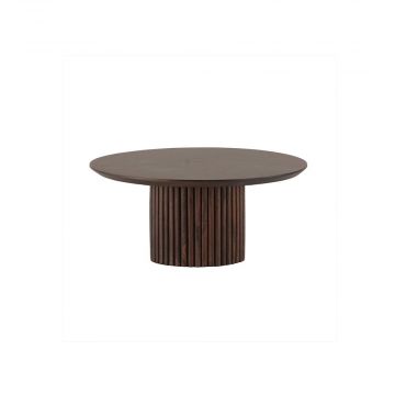 Salontafel Ø90, Mango Dark Walnut