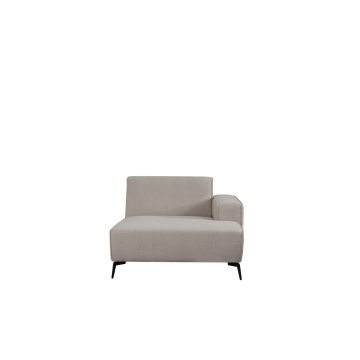 Bank Nero Longchair Arm Rechts Voorstaand 117x151x80 cm