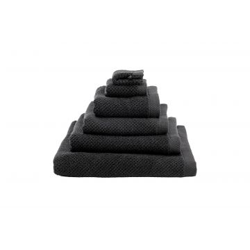 Heckett & Lane Badhanddoek Bath Grant Night Black 70 x 140 cm