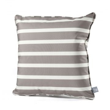 Extreme Lounging b-cushion Pattern Awning Stripe Silver Grey