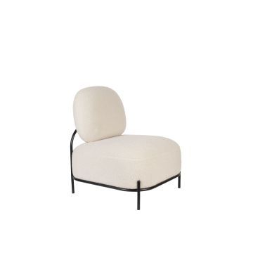 Lounge Chair Polly Teddy Ivory