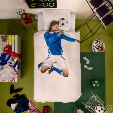Snurk Amsterdam Dekbedovertrek Soccer Champ Blue