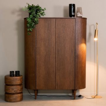 LABEL51 Bergkast Oliva - Walnoot - Eiken