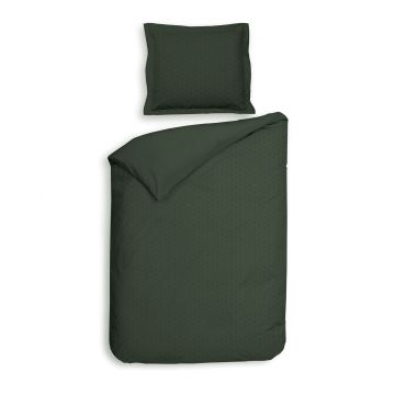 Heckett & Lane Dekbedovertrek Punto Calla Green