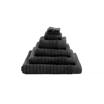 Heckett & Lane Handdoekenset Bath Prestige Night Black 50 x 100 cm