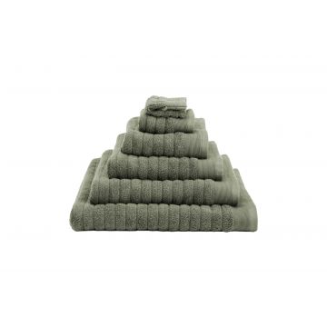 Heckett & Lane Gastendoekje Bath Prestige Army Green 30 x 50 cm