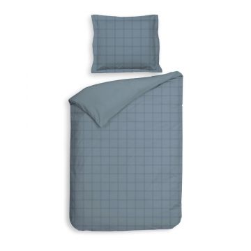 Heckett & Lane Dekbedovertrek Diamante Colonial Blue