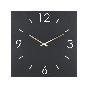 Spinder Design TIME 60 x 60 Klok - Zwart