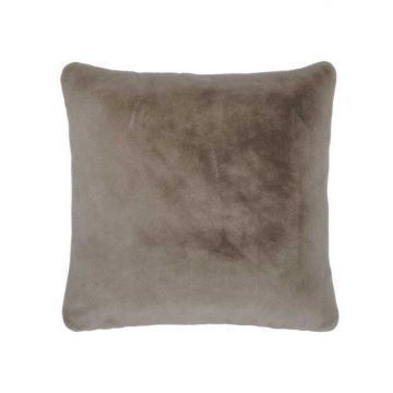 Essenza Sierkussen vierkant Furry Sierkussen vierkant Taupe 50x50