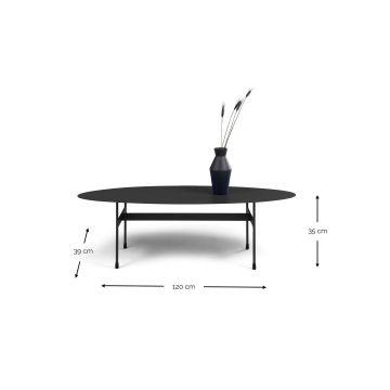 Spinder Design MIRA OVAL Salontafel  - Ultramarine