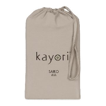 Kayori Saiko Splittopper hoeslaken - Taupe