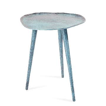 Benoa Sidetable Blauw Patina 34,5 (set of 2)