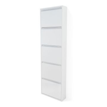Spinder Design BILLY 5 Schoenenkast - Wit