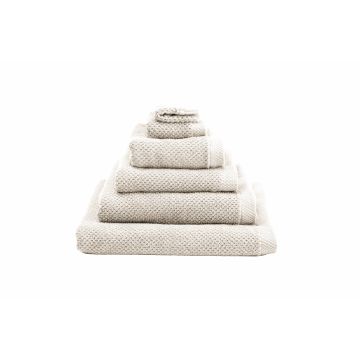 Heckett & Lane Gastendoekje Bath Grant Off-white 30 x 50 cm