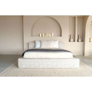 Adore Designbed Bari Grijs Zonder matras