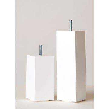 Dorbien Four-Edge Bedpoten 4 stuks Wit