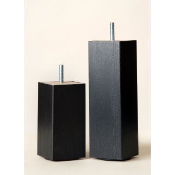 Dorbien Four-Edge Bedpoten 4 stuks Zwart