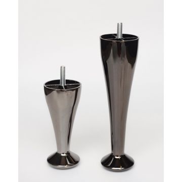 Dorbien Champagne Bedpoten 4 stuks Zwart