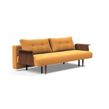 Innovation Living Sofa Bed 140 Recast Dark Styletto Arms