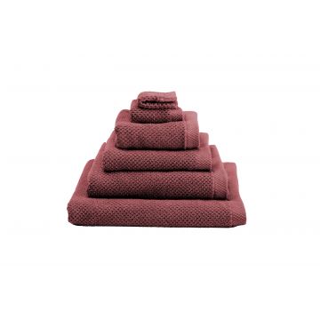 Heckett & Lane Gastendoekje Bath Grant Spicy Red 30 x 50 cm