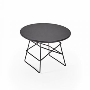 Innovation Living Table 35 Grids Black Oak Veneer