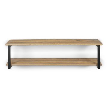 Spinder Design RIZZOLI / MARCO XL (100 cm) Schoenenrek - Zwart / Eiken