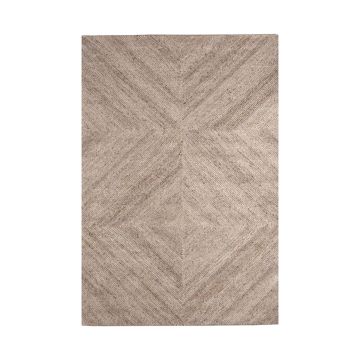 LABEL51 Vloerkleden Blendy - Taupe - Wol