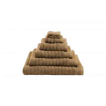 Heckett & Lane Badhanddoek Bath Prestige Cognac Brown 70 x 140 cm