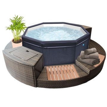 Netspa Jacuzzi Octopus 5 Places + Meubilair
