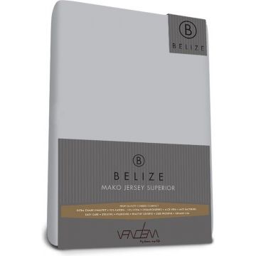 Adore Hoeslaken Topper Belize Mako Jersey Superior Zilvergrijs