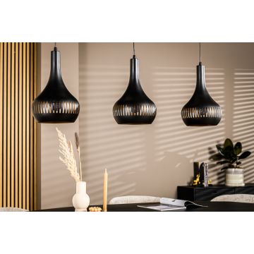 Adore Hanglamp, 3-Lichts, H340 Zwart