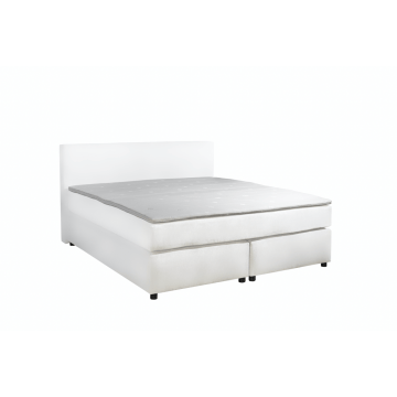 Adore Boxspring Parga Lederlook Wit