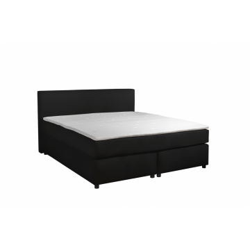 Adore Boxspring Parga Lederlook Zwart