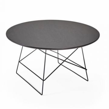 Innovation Living Table 70 Grids Black Oak Veneer