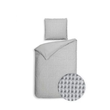 Heckett & Lane Dekbedovertrek Vafala Melange Grey