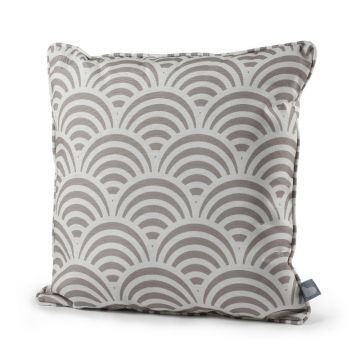 Extreme Lounging b-cushion Pattern Shell Silver Grey
