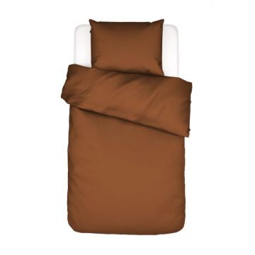 Essenza Dekbedovertrek Minte Leather brown