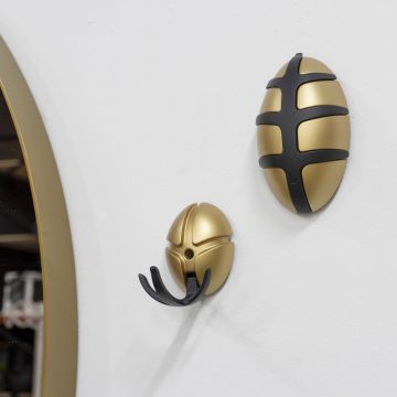 Spinder Design TICK Wandkapstok - Goud / Zwart
